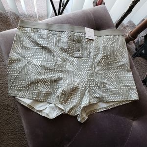 Auden womens boy shorts with button detail size XL